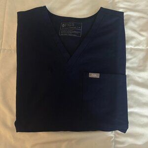 Navy blue Figs scrub top